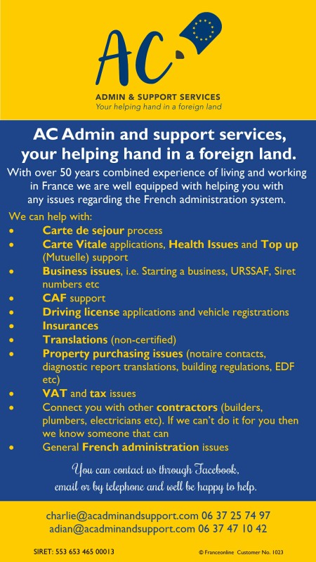 AC Admin and support services