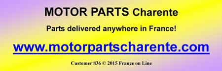 Motor Parts Charente,parts for cars,parts for vans,delivered in France,left hand drive headlights,quality towbars,exhausts,clutches,gear boxes,service kits,alternators,starters,glow plugs,brake pads
