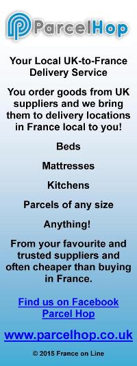 Parcel Hop,UK to France,delivery service,beds,mattresses,kitchens,parcels