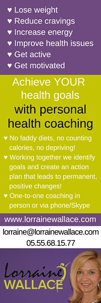 Lorraine Wallace,lose eight,reduce cravings,increase energy,improve health issues,get active,get motivated,health goals,personal health coaching,diet,fitness