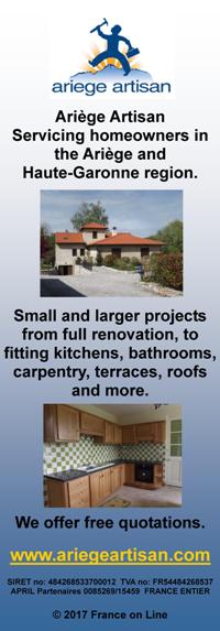 Ariege Artisan,builders,Haute Garonne,Saint Girons,small projects,large projects,full renovation,kitchens,bathrooms,carpenter,terraces,roofs,plasterer