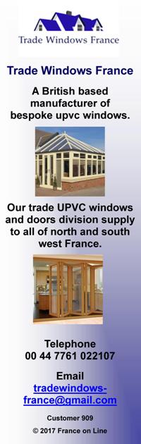 Trade Windows France,british based manufacturer of upvc windows,doors,conservatories,double glazing,energy efficiency,north France,south west France