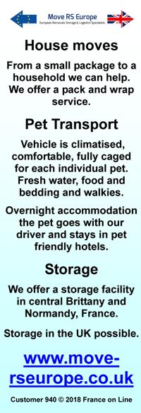 Move RS Europe,house moves,removals,pack and wrap service,pet transport,dogs,cats,animals,storage,uk,Brittany,Normandy