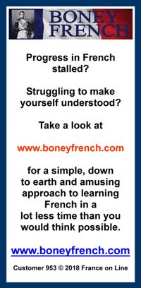Boney French,learn French,learning French,on line French lessons,French courses