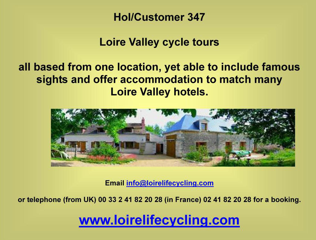 Loire Valley Cycle Tours,loire life cycling