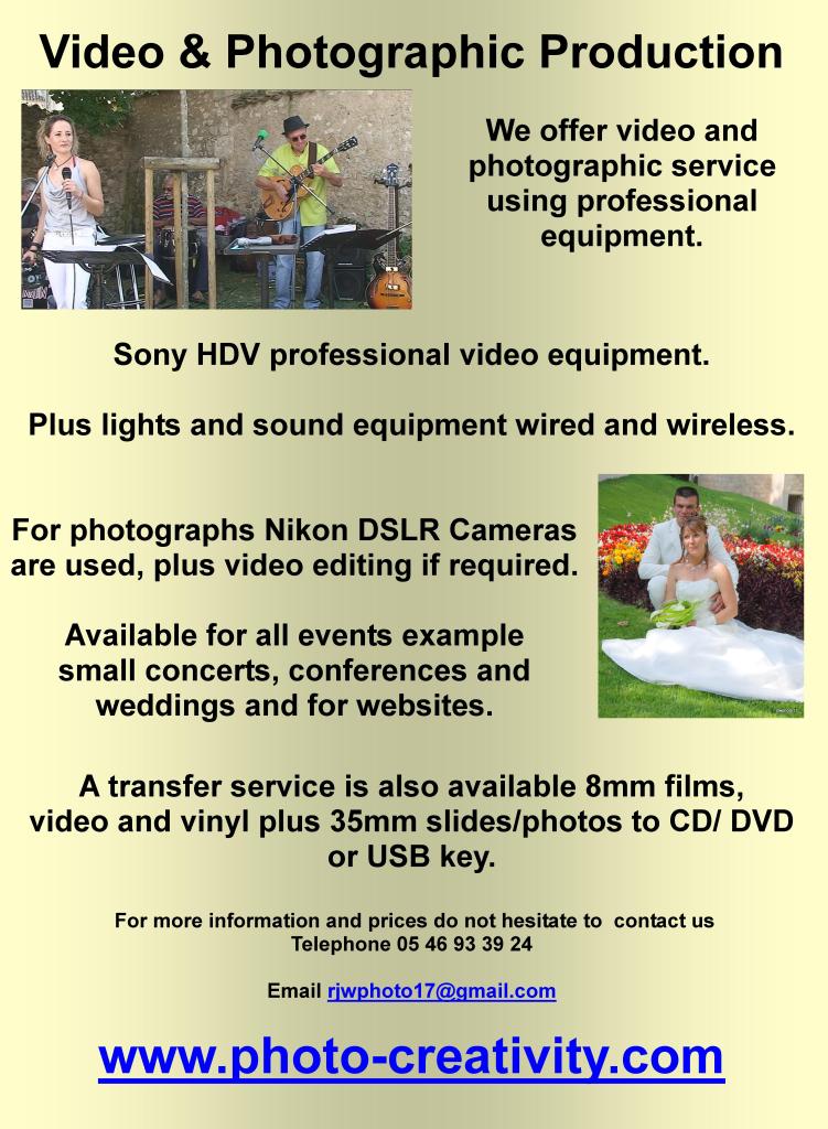 Photocreactivity 17,film and video transfer,old films,old videos,transfer facilities,audio,cd,dvd,films 8mm,vhs,vinyls 33 45,35 mm slides to cd