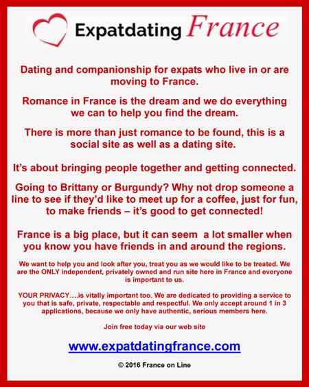 Expat dating in France,Engish dating,companionship for expats,live in France,moving to France,romance in France,social web site for expats in France